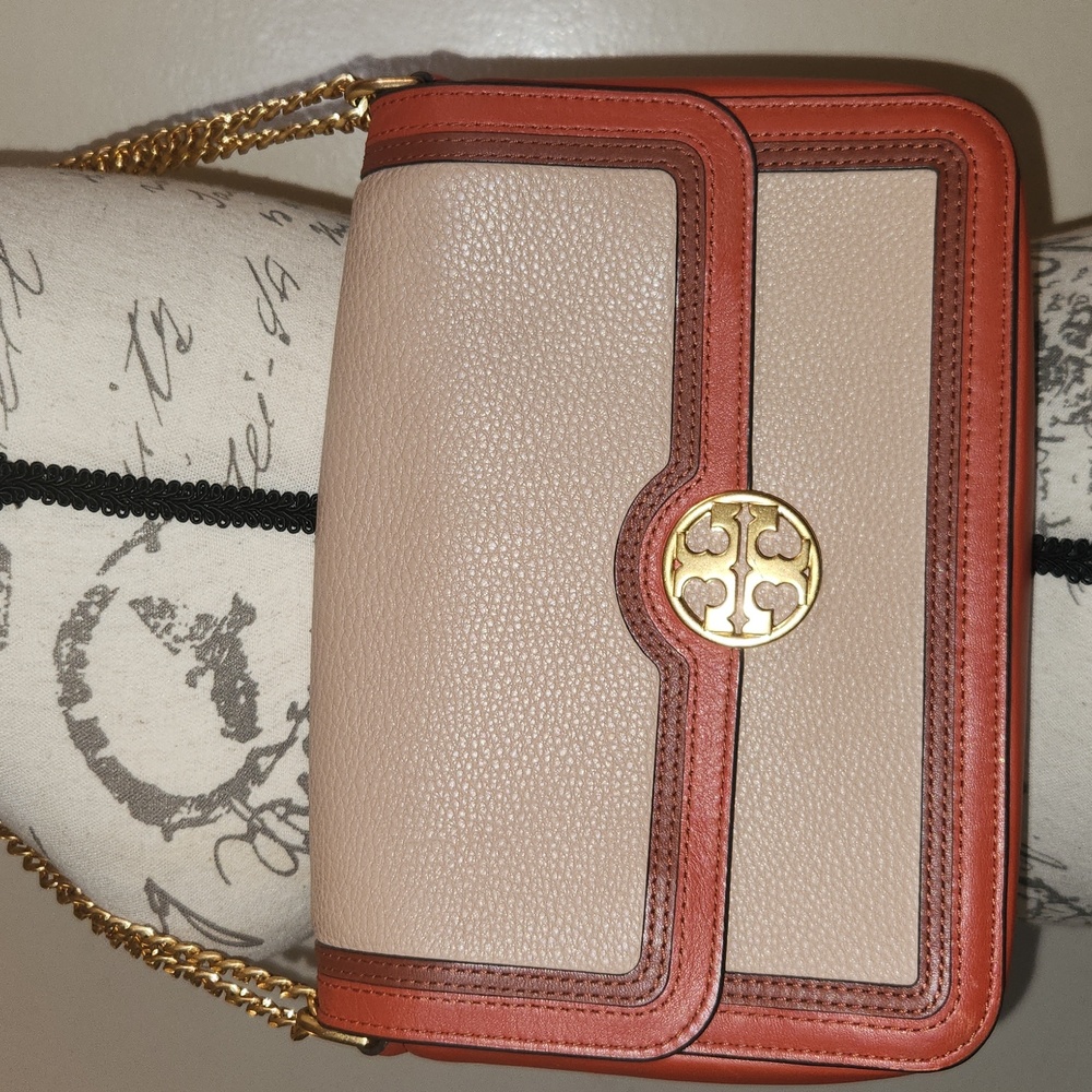 Tory Burch☆ Chelsea Colorblock Convertible Shoulder/ Crossbody Bag - Picture 6 of 12